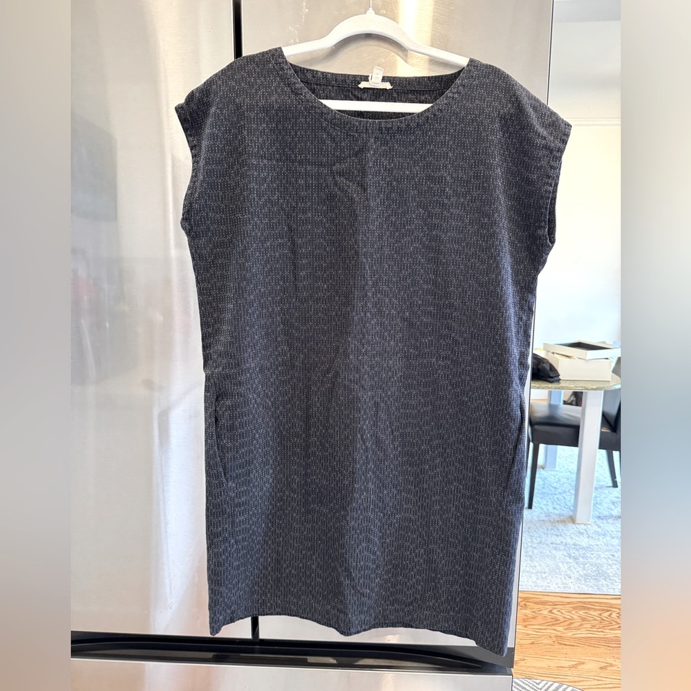 Eileen Fisher 100% Cotton Denim Dress